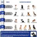 BARKLESS Inflatable Dog Cone, Soft Dog Donut Collar After Surgery, 2-in-1 Inflatable Collar with Detachable Anti-Licking Shield, Patented Donut Cone to Stop Licking Wounds (M (Neck: 8"-11"), Grey)