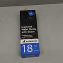 POWCAN 18 oz Water Bottle with Straw: Leakproof Lid, Cold for 24H, Hot for 10H, Flex Cap, Vacuum Stainless Steel Water Bottle for Travel, Sport, Gym, Camping, School, Teens (Twilight Night)