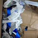 E-Track Ratchet Straps (18-Pack) - 2" x 15.3 FT Professional Fleet Management Tie Downs with E-Track Fittings, 4500 lbs Break Strength for Organized Logistics, Cargo Vans & Enclosed Trailers-Blue, 18 Pcs