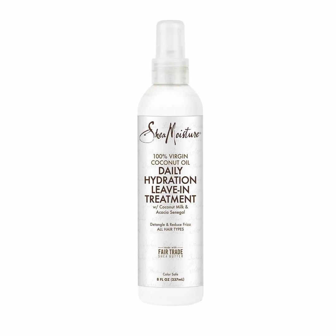 Shea Moisture 100 Percent Virgin Coconut Oil Leave-In Treatment, 8 Ounce (8 Fl Oz (Pack of 1))