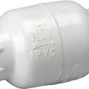 Homewerks VCK-P40-E7B In-Line Check Valve, Solvent x Solvent, PVC Schedule 40, 1.5-Inch , White