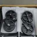 Collapsible Wagon Cart with Wheels Foldable - Folding Utility Heavy Duty Wagons Carts for Grocery Sports Garden Shopping Camping Wheelbarrows, Burgundy (120L)