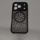 Magnetic for iPhone 17 Pro Case, Compatible with MagSafe, [Never Fade] Leopard Pattern for Women Men, Translucent Matte Shockproof Phone Case for iPhone 17 Pro 6.3 Inch 2025, Black