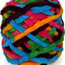 Super Bulky Chenille Yarn #6 for Crocheting & Knitting Soft, Chunky, Fluffy Yarn Ideal for Baby Blankets, Plush Toys, Amigurumi, DIY Crafts, Cozy Accessories (Sunrise Temptation)