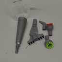 BISSELL Steam Shot Omni Pressurized Handheld Multi-Surface Natural Portable Steam Cleaner with 7 tools for tile, grout, windows, bathrooms, kitchen, auto