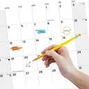 5 x 2025-2026 Wall Calendar Exotic Destination Planner Calendar, Hangable Monthly Wall Calendar with Large Blocks for Organizing & Planning, Academic Schedule, Home, Office & family, Thick & Sturdy Paper (12"x24" Open)