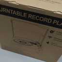 Vinyl Record Player with Speakers Vintage Turntable for Vinyls Records Belt-Driven Turntables 3-Speed Bluetooth Playback Headphone AUX RCA Line LP Vinyls Players for Sound Enjoyment Retro Brown