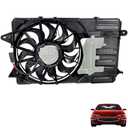 munirater Engine Radiator Cooling Fan Assembly Replacement for 2016 2017 2018 2019 2020 Malibu/Crosse 84000785 84000787 84297662 84297679