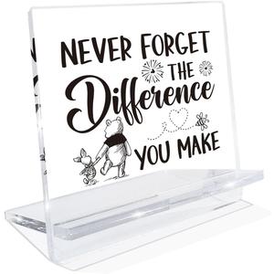 Inspirational Gifts For Women Friend Graduate Teen Girl Boy Birthday, You Are Amazing Remember That, Home Office Desktop Decor, Inspirational Gifts, Cheer Up Gift, Acrylic Board With Support