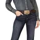 ARIAT Women's Trouser Perfect Rise London Wide Leg Jeans Blue 32 SHT