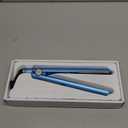 Nano Titanium Flat Iron Hair Straightener, Digital Flat Iron for Pro Salon Results, Styling Tool for All Hair Types (Blue)