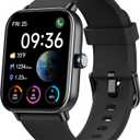 ENOMIR Smart Watch for Men Women, Alexa Built-in Fitness Tracker with Call Function&1.8" HD Touchscreen, 5ATM Waterproof Heart Rate/Sleep/SpO2 Monitor, 100+ Sport Modes, iOS Android Compatible, Black