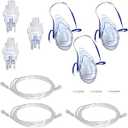 ResOne 3pk Nebulizer Replacement Accessories w/Cup, Adult Mask, 7' Tubing, Connector