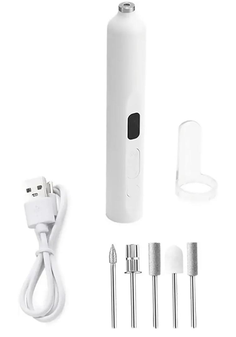 Nail Drill Electric Acrylic File Manicure Pedicure Polish Shaping Tool Machine with UV Curing Lamp