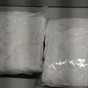 YIHOUSE Bathroom Rugs Mat Set 2 Piece White, Memory Foam Bath Mats Sets, Non Slip Water Absorbent Washable Bath Rugs for Sink, Toilet and Floor