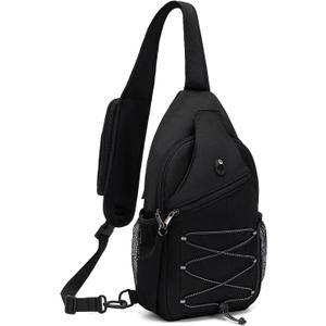 OSOCE Anti Theft Sling Bag RFID Blocking Crossbody Chest Bag for Men Women Water Resistant Travel Fits 9.7" iPad