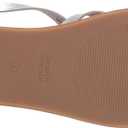 Amazon Essentials womens Casual Strappy Sandal (10, Silver)