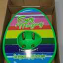 The Eggmazing Egg Decorator Easter Egg Decorator Kit - Arts and Crafts Set - Includes Egg Decorating Spinner and 8 Colorful Quick Drying Non Toxic Markers (Spring Green) - Packaging May Vary