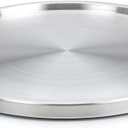 RSVP International Endurance TURN-1 Turntable Lazy Susan, Stainless Steel, 10.5" | Handy in Cabinet, Refrigerator or on Counters | Organize Spices, Canned Foods, Pots, Pans, Dinnerware, 10.5 Inch