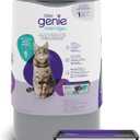 Litter Genie Easy Roll Cat Litter Disposal Pail | Odor Control, Refill Bags & Scoop (Grey)