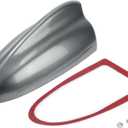 Shark Fin Antenna Cover, AM/FM Signal Roof Aerial Universal for Car Auto SUV Truck Offroad ABS Material with Adhesive Base Gray