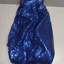 Royal Blue Sequin Table Skirts for rectangle tables 6ft Sparkle Party Tablecloth Baby Shower Birthday Decorations