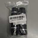 Bike Pegs 2Pcs Aluminum Alloy Anti-Skid Lead Foot Bicycle Pegs 3/8 inch Axles (Black strip)