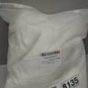 Boho Curtains for Bedroom Embroidery Striped Farmhouse 84 Inches Long 2 Pannels Set White Linen Light Filtering for Living Room Rod Pocket Drapes(52" W x 84" L,White)