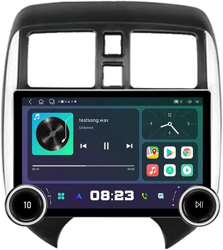 4GB RAM+B ROM Android 13 for Nissan Versa Note Radio 2014-2018 Car Stereo 10.1" IPS Touchscreen Carplay GPS Navigation Android Auto BT with Backup Camera