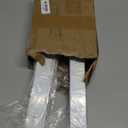 4 Pack - 4 inch White Hidden L Shelf Bracket (1/5 Inch Thicked) Iron Floating Shelf Brackets Rustic Industrial Metal Brackets for Shelf Support