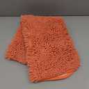 OLANLY Small Bathroom Rugs 24x16, Extra Soft Absorbent Chenille Bath Rugs, Rubber Backing Quick Dry, Machine Washable Bath Mats for Bathroom Floor, Tub and Shower, Home Decor Accessories, Coral