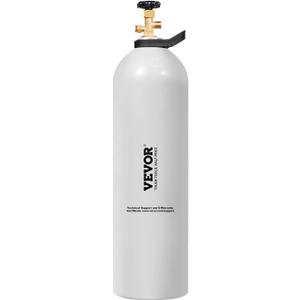 VEVOR CO2 Tank, 15 lbs New Aluminum Alloy Cylinder, CO2 Air Tank with Light Spray Coating, CGA320 Valve, Handle & Adjustable Pressure, DOT Approved Cylinder for Draft Beer Dispensing