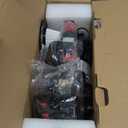 Powools Pet Hair Handheld Vacuum Cordless, Car Vacuum Rechargeable with Reusable Filters, Motorized Brush and Multi-Accessories for Carpet, Couch & Stairs, Red, 17.0"X 4.6"X 6.6"