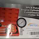 BETOOLL HW0130 8pcs Petrol Engine Cylinder Compression Tester Kit Automotive Tool Gauge