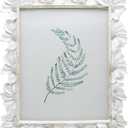 8x10 Vintage Picture Frame, Antique White Ornate Photo Frame, for Tabletop and Wall Display, Decorative Floral Design Retro Home Decor, Old Fashioned Photo Gallery Art