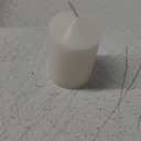 2 Inch Unscented Ivory Pillar Candles, 24 Hour 2x3 Inch Dripless Tapered Column Candles for Home Party Holidays, Set of 8
