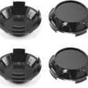 4Pcs Wheel Center Caps for F150 Rays Rota G-Force Wheel Rim Outer 65.5mm(2.58in) Inner 62mm(2.44in) Black Hub Caps