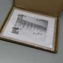 11x14 Bling Picture Frame, Display Pictures 8x10 with Mat or 11x14 Without Mat, Tabletop or Wall Mount Glitter Shiny Crystal Photo Frame With Sparkle Glass Rhinestones, Horizontally or Vertically(Golden)