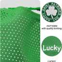 St Patricks Day Hat for Men Women, Saint Pattys Irish Accessories Gifts, Lucky Shamrock Trucker Hat (Green)