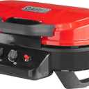 Coleman RoadTrip 225 Portable Tabletop Grill, 2-Burner Gas Grill with Matchless Ignition & Adjustable Temperature Control, 11,000 BTUs of Power for Grilling, Tailgating, Camping, BBQ, & More (Red)