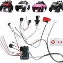 12 Volt Power Wheel DIY Modified Wires,High Power Self-Made Children Electric Car Wires Harness and Power Wheel Remote Kit Weelye 2.4G Remote Controller Kit Ride On Replacement Accessories