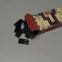 Wooden Double 6 Domino Set - 28 Tiles Black Dominoes for Kids, Adults, and Family Games Night | Ideal for 2-4 Players | Perfect for Classroom, Party, Travel, and Gifting | Classic Board Game