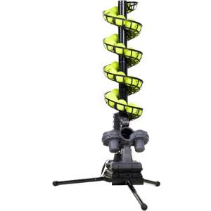 Furlihong 3807BH Tennis Ball Machine with Triangular Base, Adjustable Speeds, Oscillating Left&Right, Up&Down Swing Launch Port, for All Levels Training