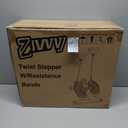 Stepper Machine with Resistance Bands, Mini Stepper with 300LBS Weight Capacity, Twist Stepper for Full Body Workout, Adjustable Step Height, Smooth and Quiet, Step Machine for Men Women