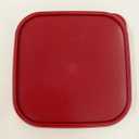 Tupperware Modular Mates Square Replacement Lids Seal Lid 1623 Red 7" x 7"