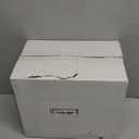 LIYH 50 Pcs White Scalloped Plastic Plates Reusable - Unbreakable Plastic Plates for Weddings Party Outdoor Picnics Dishwasher Safe BPA Free (25Guests)