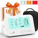Blood Pressure Monitor, FSA-HSA Eligible, One-Touch Voice Control | Upper Arm Design, Dual Screen Comparison, Type-C Rechargeable, Irregular Heartbeat Detection, Color-Coded BP Indicator