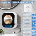 Automatic Soap Dispenser, 320ML Touchless Smart Hand Soap Dispenser, 5 Adjustable Soap Levels, Rechargeable Wall Mounted Electric Foam Soap Dispenser for Bathroom Kitchen Office (White)