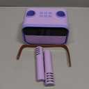 VERKB Karaoke Machine for Kids, Kids Toys for 3-12 Years Old Girls Birthday Presents, Portable Bluetooth Karaoke Speaker with 2 Microphones, Girls Gifts for Kid Party Christmas Birthday(Purple)