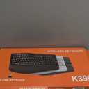 QUASIO Ergonomic Wireless Keyboard with Wrist Rest, Wave Keys, Comfortable Natural Typing, 2.4GHz Full Size Ergo Wireless Computer Keyboard for MultiOS, Windows, Mac OS Laptop/PC/Notebook (White)